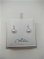 Orecchini Miluna Donna in Oro bianco Perla PER2415 - PER2415